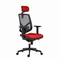Weiteres Produktbild Powerton Ergonomischer Bürostuhl Tina, Rot