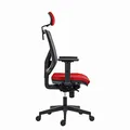 Weiteres Produktbild Powerton Ergonomischer Bürostuhl Tina, Rot