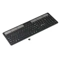 Weiteres Produktbild Powerton SolarSlim, Solar Keyboard integrovaná, CZ/SK, Multi-Device typ 2.4 GHz Dongle + Dual Bluetooth, schnurlos, schwarz