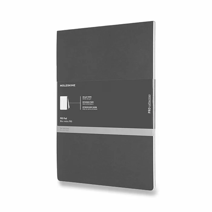 Hauptproduktbild Poznámkový blok Moleskine Professional A4, linkovaný, černý