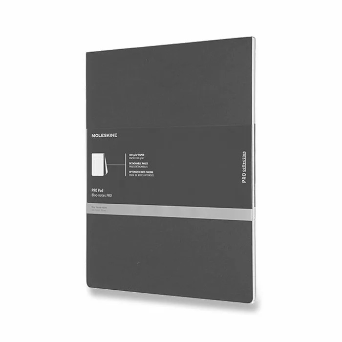 Hauptproduktbild Poznámkový blok Moleskine Professional Letter, linkovaný, černý