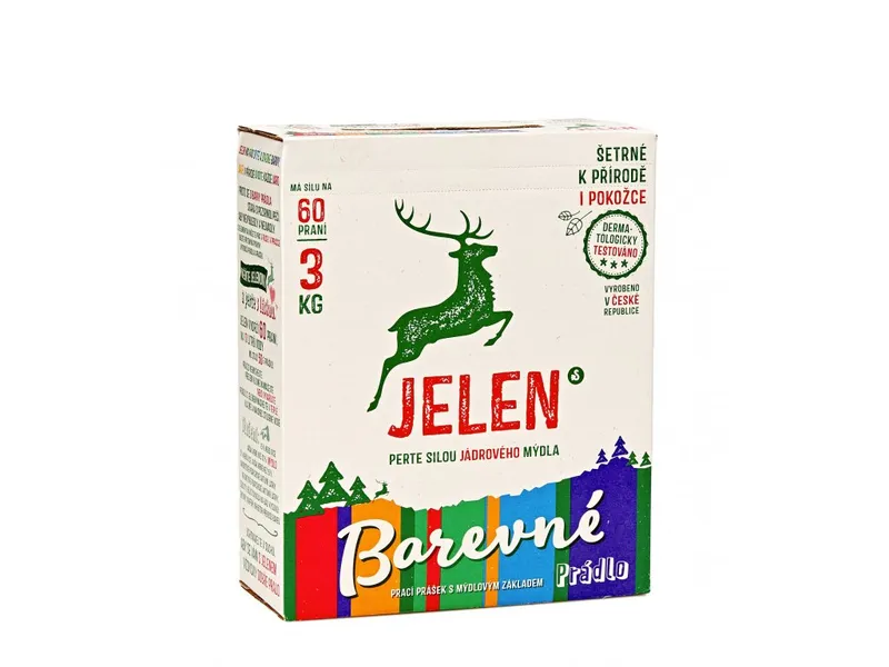 Hauptproduktbild Prací prášek JELEN na barevné prádlo 3 kg