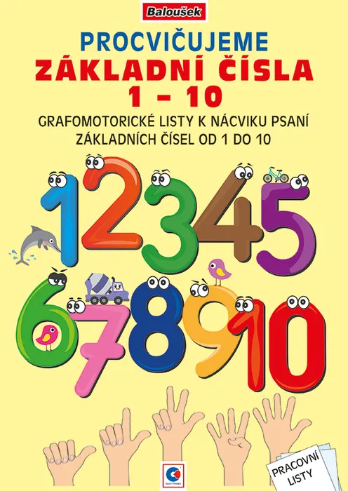Hauptproduktbild Pracovní listy - A4 - Procvičujeme základní čísla 1-10