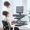 Workstation, Sit-Stand Lotus, schwarz, Kunststoff-Metall, Fellowes