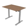 Weiteres Produktbild Arbeitstisch, Buche, 75x120cm, Reichweite 500 mm, grau, 70 kg Gewicht, ergo