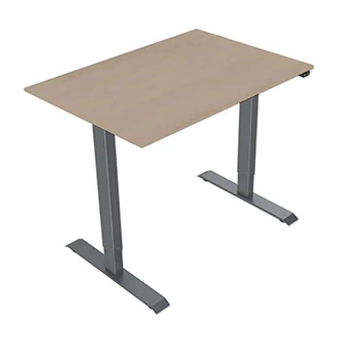 Hauptproduktbild Pracovní stůl, elektricky nastavitelná výška, javor, 75x140cm, hloubka 500 mm, 100V-240V,