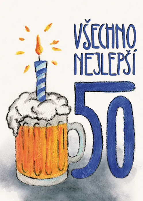 Hauptproduktbild Přáníčko BeBechy - bílé - 50 Pivo