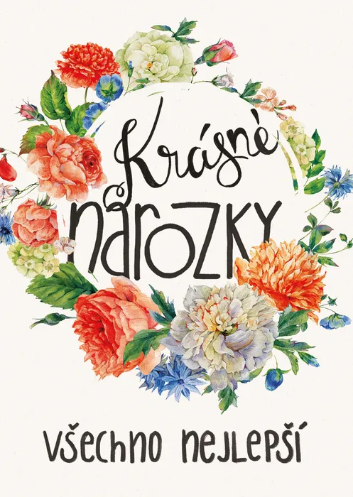 Hauptproduktbild Přáníčko BeBechy - bílé - Narozky