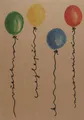 BeBechy Wunschkarte – Recyclingpapier – Ballons