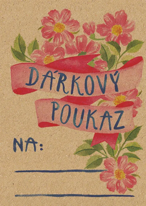 Hauptproduktbild Přáníčko BeBechy - recyklovaný papír - Dárkový