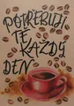 BeBechy Wunschkarte – Recyclingpapier - Kaffee