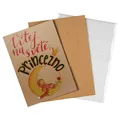 Přáníčko BeBechy – recyklovaný papír - Princezna