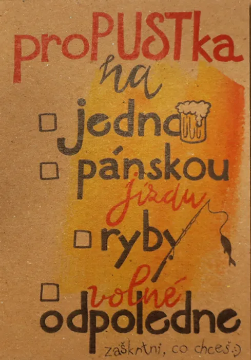 Hauptproduktbild Přáníčko BeBechy - recyklovaný papír - Propustka