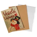BeBechy Wunschkarte - Recyclingpapier - Weihnachten
