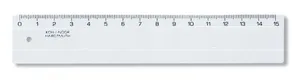 Lineal 742500 15 cm klar