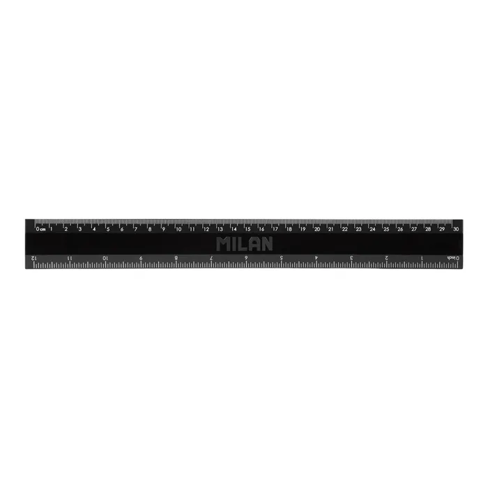 Hauptproduktbild Pravítko černé, flexibilní MILAN 30 cm