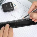 Lineal schwarz, flexibel MILAN 30 cm