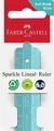 Weiteres Produktbild Faber-Castell Sparkle Lineal 15 cm, Farbmix, extra langlebig [1 Stk]