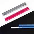Metalllineal Metal Touch 15 cm + Gummi - Blister