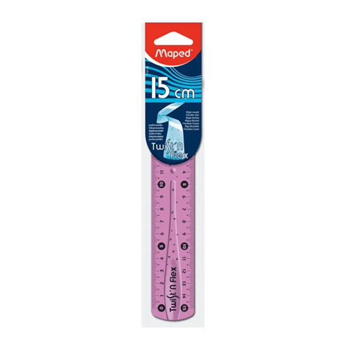Hauptproduktbild Pravítko Maped Twist´n Flex - 15 cm, mix barev