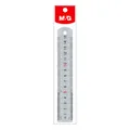 Weiteres Produktbild Lineal M&G 15 cm, Aluminium