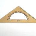 Weiteres Produktbild Dreieckslineal 745640 45/177 mit Winkelmesser