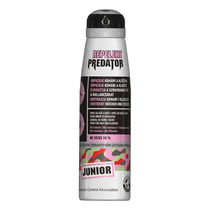 Hauptproduktbild Predator Repelent Junior repelentní sprej odpuzuje komáry a klíšťata 150 ml