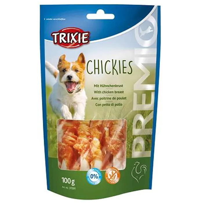 Hauptproduktbild Premio CHICKIES Light - kalciové kosti s kuřecím masem 100 g