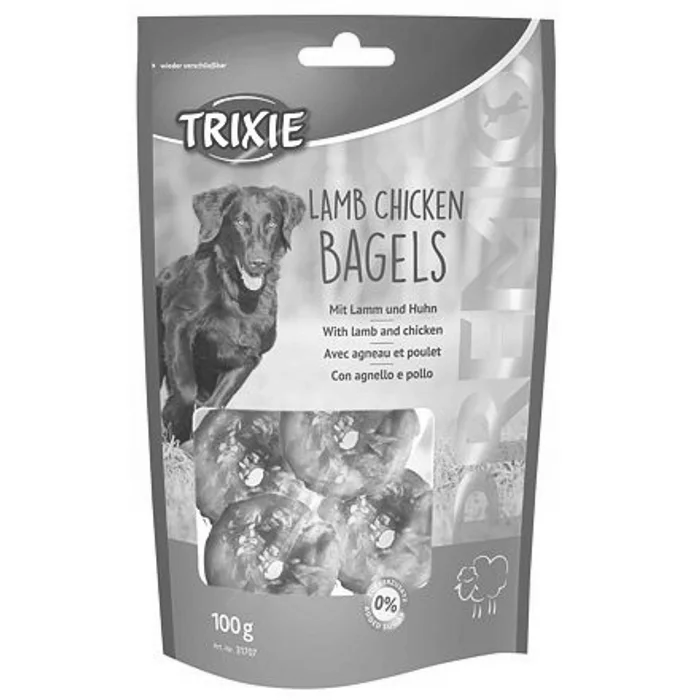 Hauptproduktbild Premio LAMB CHICKEN BAGELS - jehněčí kroužky s kuřecím 100g