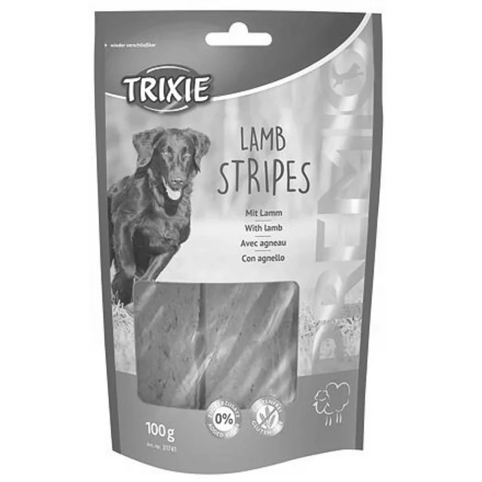 Hauptproduktbild Premio LAMB STRIPES jehněčí pásky 100 g