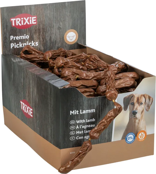 Hauptproduktbild Premio PICKNICKS klobásky - jehněčí maso 8g,TRIXIE