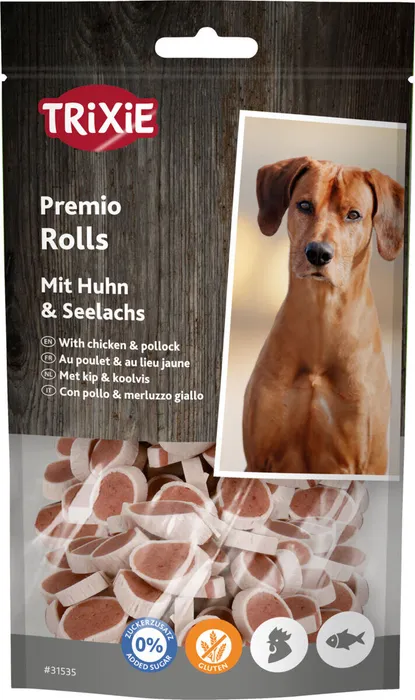 Hauptproduktbild Premio ROLLS Ligh rolky kuře treska 75 g