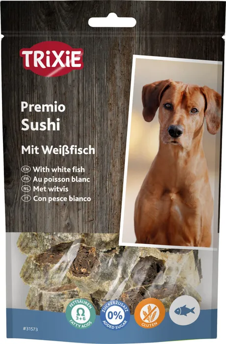 Hauptproduktbild Premio SUSHI ROLLS Light - 100% rybí kolečka 100g
