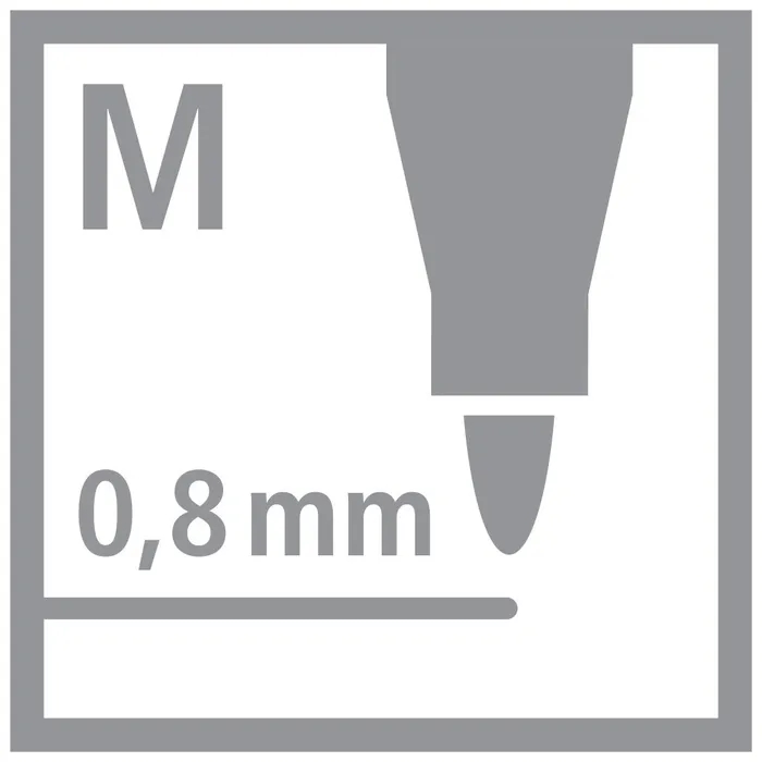 Hauptproduktbild Prémiový liner na psaní STABILO dr!ver - medium - červená