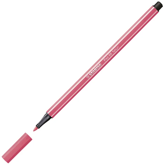 Hauptproduktbild Prémiový vláknový fix - STABILO Pen 68 - 1 ks - fluorescenční červená