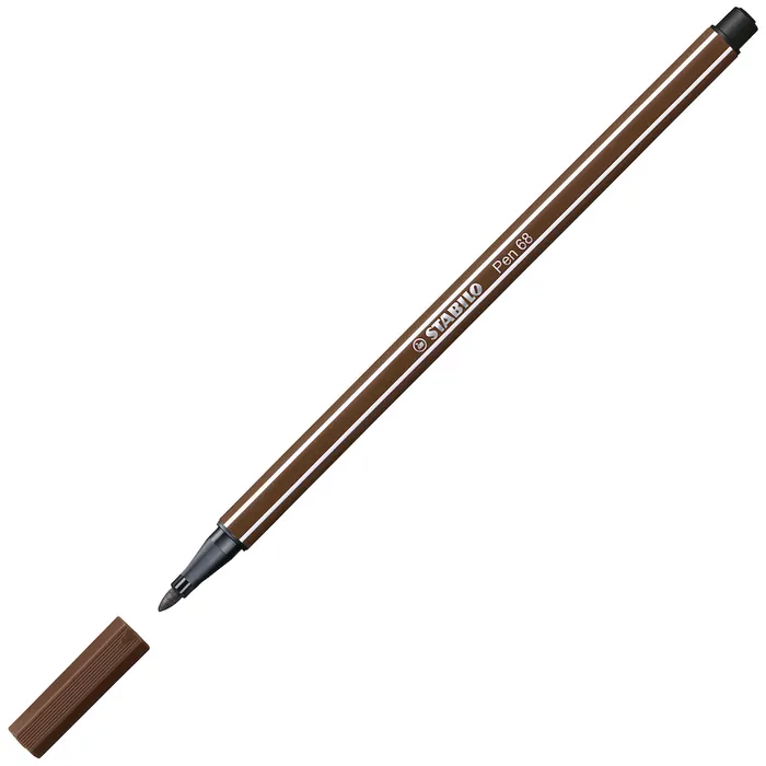 Hauptproduktbild Prémiový vláknový fix - STABILO Pen 68 - 1 ks - hnědá