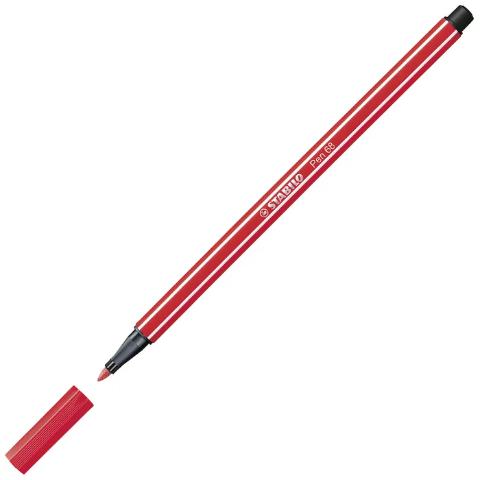 Hauptproduktbild Prémiový vláknový fix - STABILO Pen 68 - 1 ks - karmínová