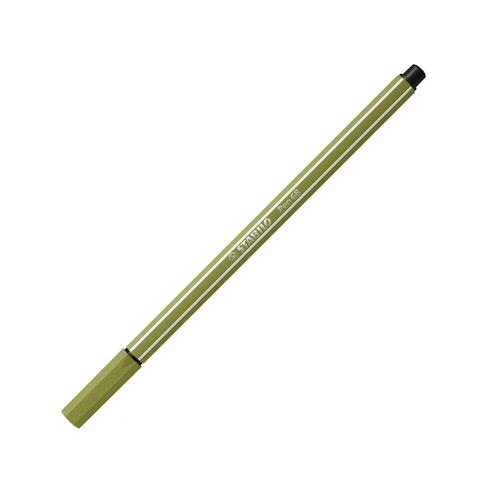 Hauptproduktbild Prémiový vláknový fix - STABILO Pen 68 - 1 ks - matná zelená