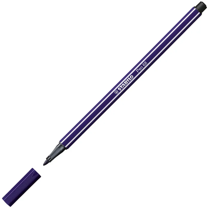 Hauptproduktbild Prémiový vláknový fix - STABILO Pen 68 - 1 ks - pruská modř