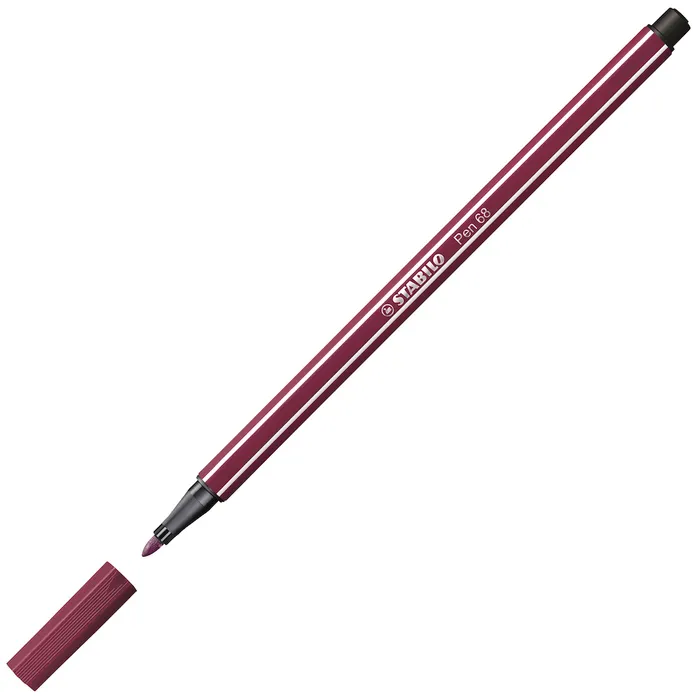Hauptproduktbild Prémiový vláknový fix - STABILO Pen 68 - 1 ks - purpurová