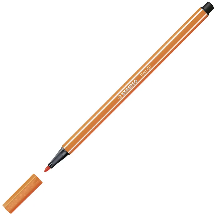 Hauptproduktbild Prémiový vláknový fix - STABILO Pen 68 - 1 ks - rumělková