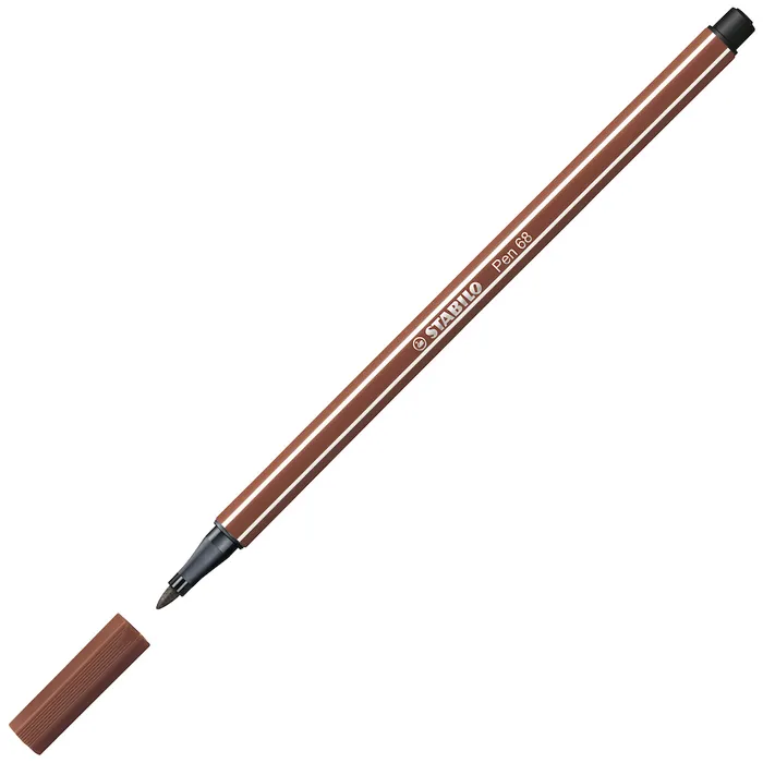 Hauptproduktbild Prémiový vláknový fix - STABILO Pen 68 - 1 ks - siena