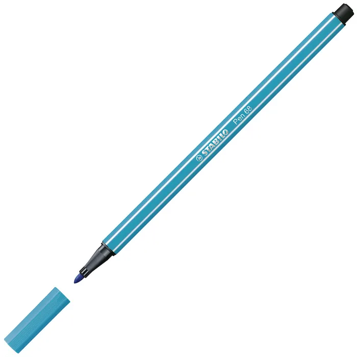 Hauptproduktbild Prémiový vláknový fix - STABILO Pen 68 - 1 ks - světle modrá