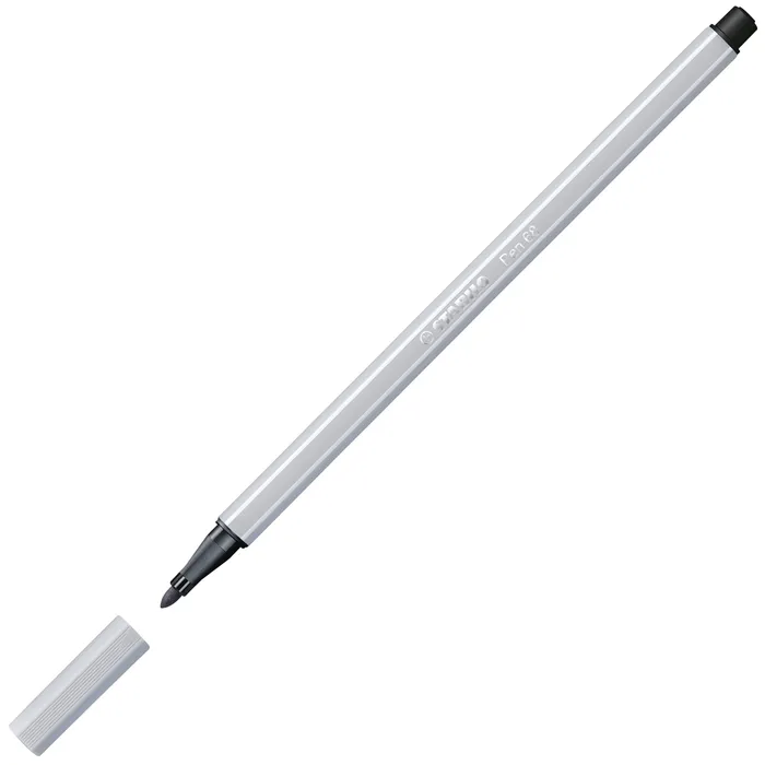 Hauptproduktbild Prémiový vláknový fix - STABILO Pen 68 - 1 ks - světle šedá