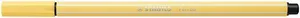Premium-Fasermarker - STABILO Pen 68 - 1 Stück - hellgelb