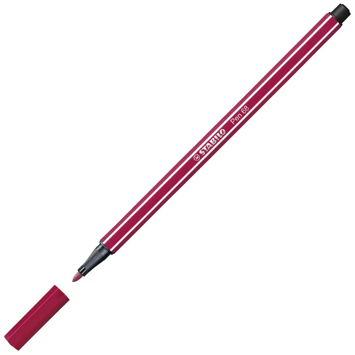 Hauptproduktbild Prémiový vláknový fix - STABILO Pen 68 - 1 ks - tmavě červená