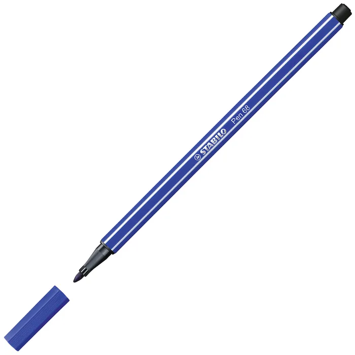 Hauptproduktbild Prémiový vláknový fix - STABILO Pen 68 - 1 ks - ultramarínová