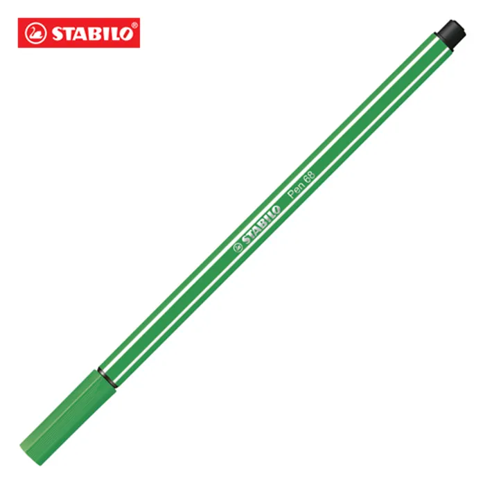 Hauptproduktbild Prémiový vláknový fix - STABILO Pen 68 - 1 ks - zelená