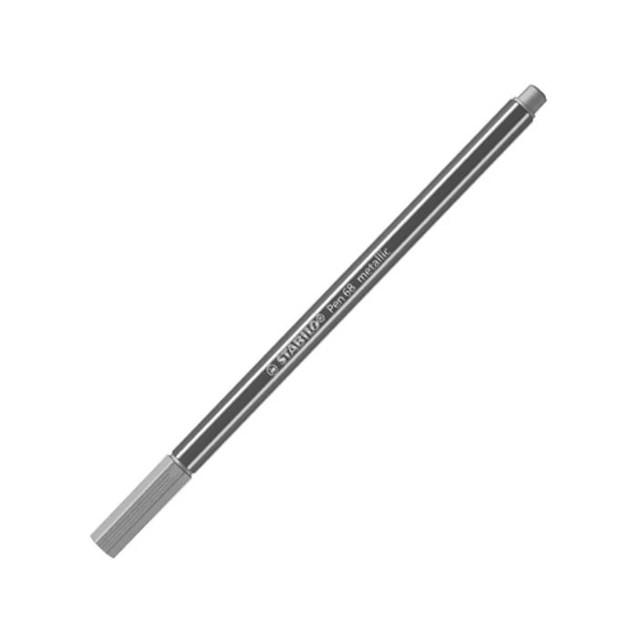 Hauptproduktbild Prémiový vláknový metalický fix - STABILO Pen 68 metallic - 1 ks - metalická fialová