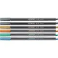 Weiteres Produktbild Premium-Faser-Metallic-Marker STABILO Pen 68 metallic – 6er-Set in der Dose